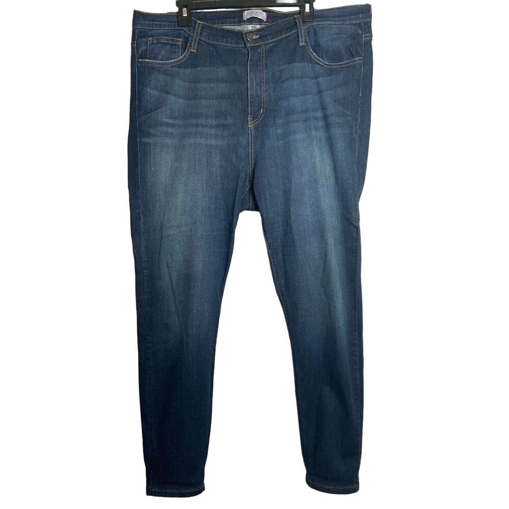 Judy Blue Straight Leg Jeans Women's 3X Med Wash, Casual, Work